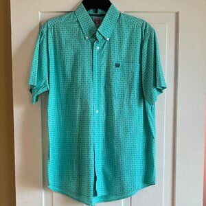 Cinch Short Sleeve Button Down